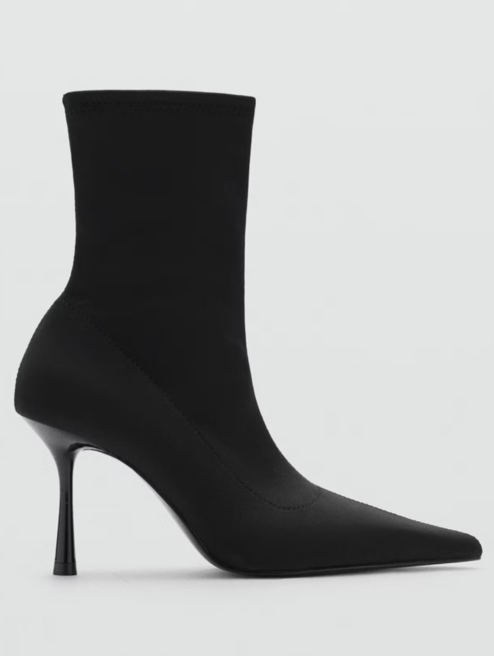 Mango Pointed Toe Sock Heel Boots NWT - Picture 14 of 14